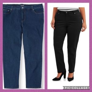 2 New women’s ladies plus size petite jeans pants